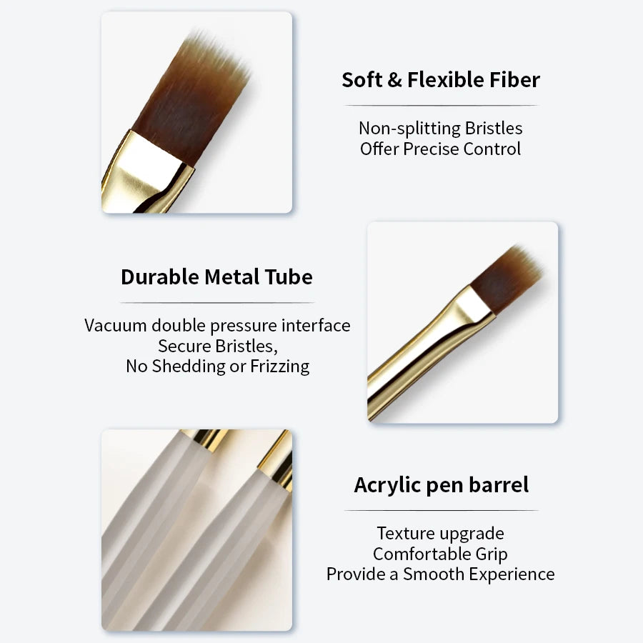 RSNAIL Elasticity Sweep Brush – DIY Gradient Nail Art Painting Pen