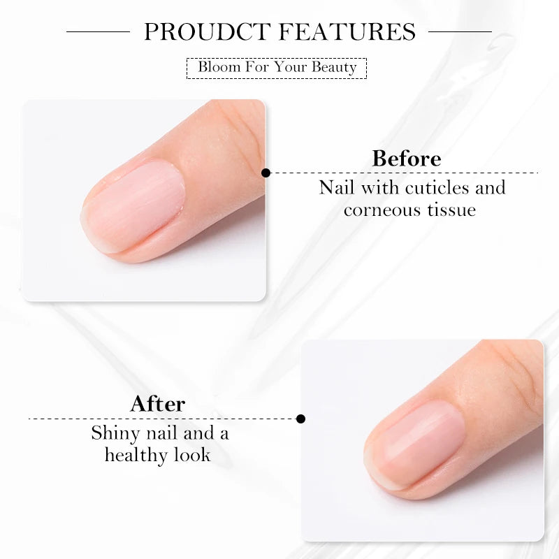MEET ACROSS Cuticle Softener & Exfoliator – 7ml Cuticle Remover