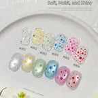 MIANEL No-Wipe Water Droplet Top Coat Set – Clear 3D Crystal Finish