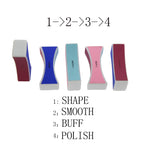 4-in-1 Steps Nail Buffer Block Set – 4-Sided Sanding & Polishing Tool