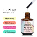Arte Clavo Nail Primer & Pre-Dehydrator Gel – Base, Top & Reinforce Coat Set