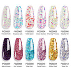 LIMEGIRL Camouflage UV Builder Poly Gel – Soak-Off Nail Extension Gel, 24 Colors, 30ml