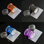 MAFANAILS Transparent Silicone Nail Stamper & Scraper Kit