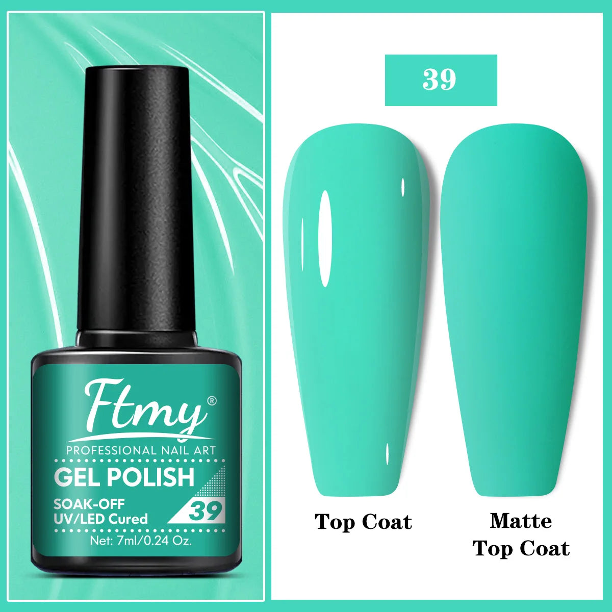 1pcs Colors Bright and Vibrant Gel Nail Polish - Perfect for Spring and Summer Manicures - UV/LED Soak Off Varnish for DIY Nail