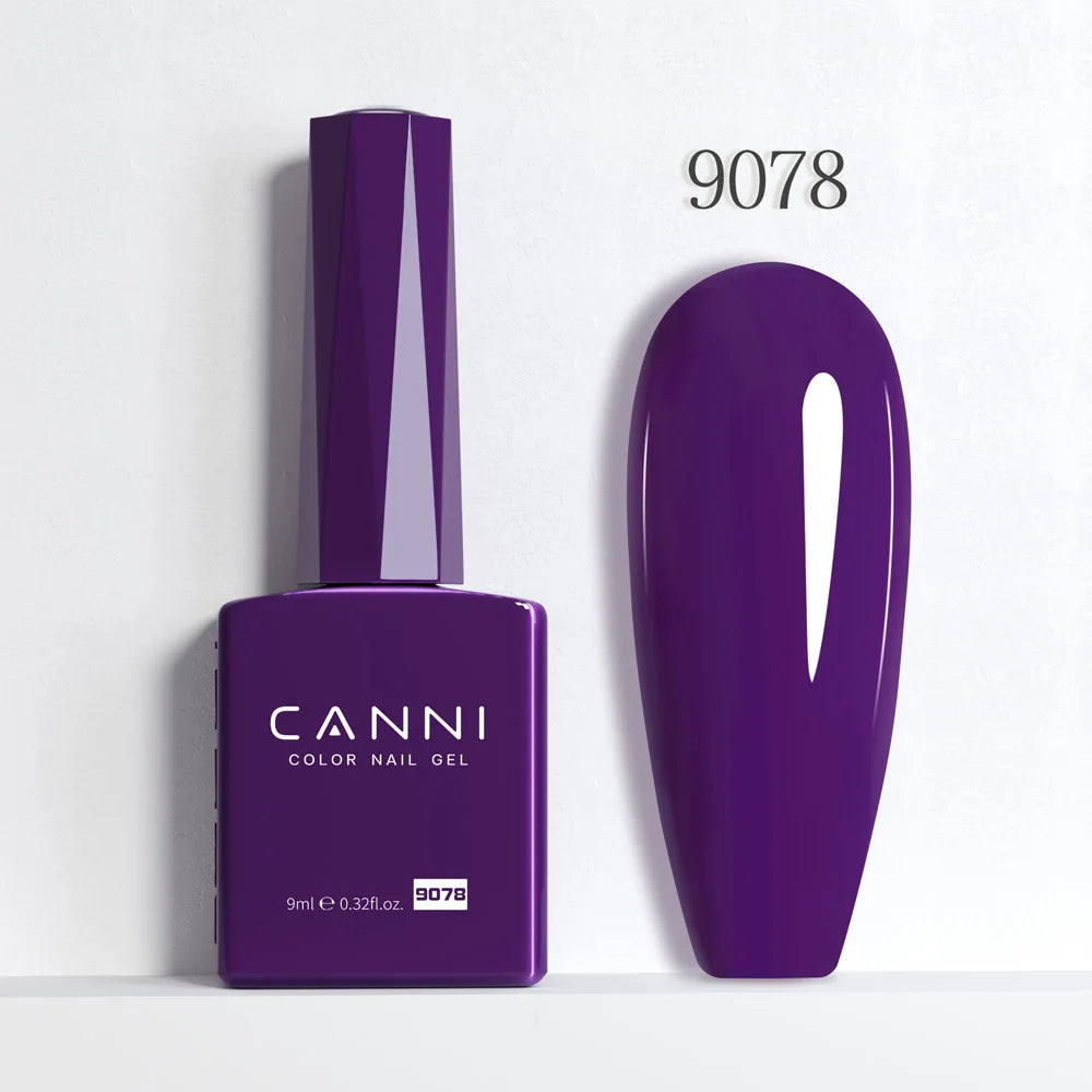 CANNI 9ml Gel Nail Polish 144Colors HEMA/TPO FREE Gorgeous Color Full Coverage Soak Off UV LED Semi Permanent Gel Varnish  Nails