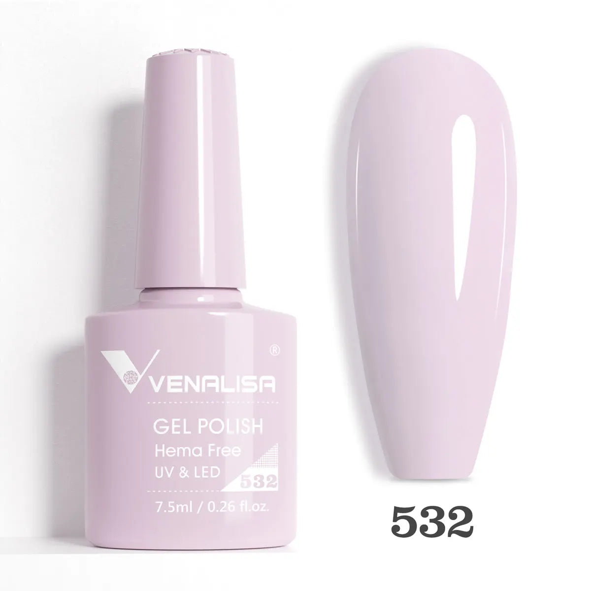 VENALISA 7.5ml Nail Gel Polish VIP5 HEMA Free Semi Permanent Soak off UV LED Nail Gel Varnish Full Coverage Nail Gel Lacquer