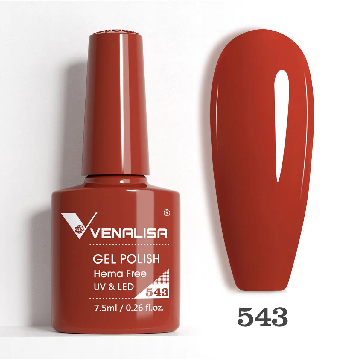 VENALISA 7.5ml Nail Gel Polish VIP5 HEMA Free Semi Permanent Soak off UV LED Nail Gel Varnish Full Coverage Nail Gel Lacquer