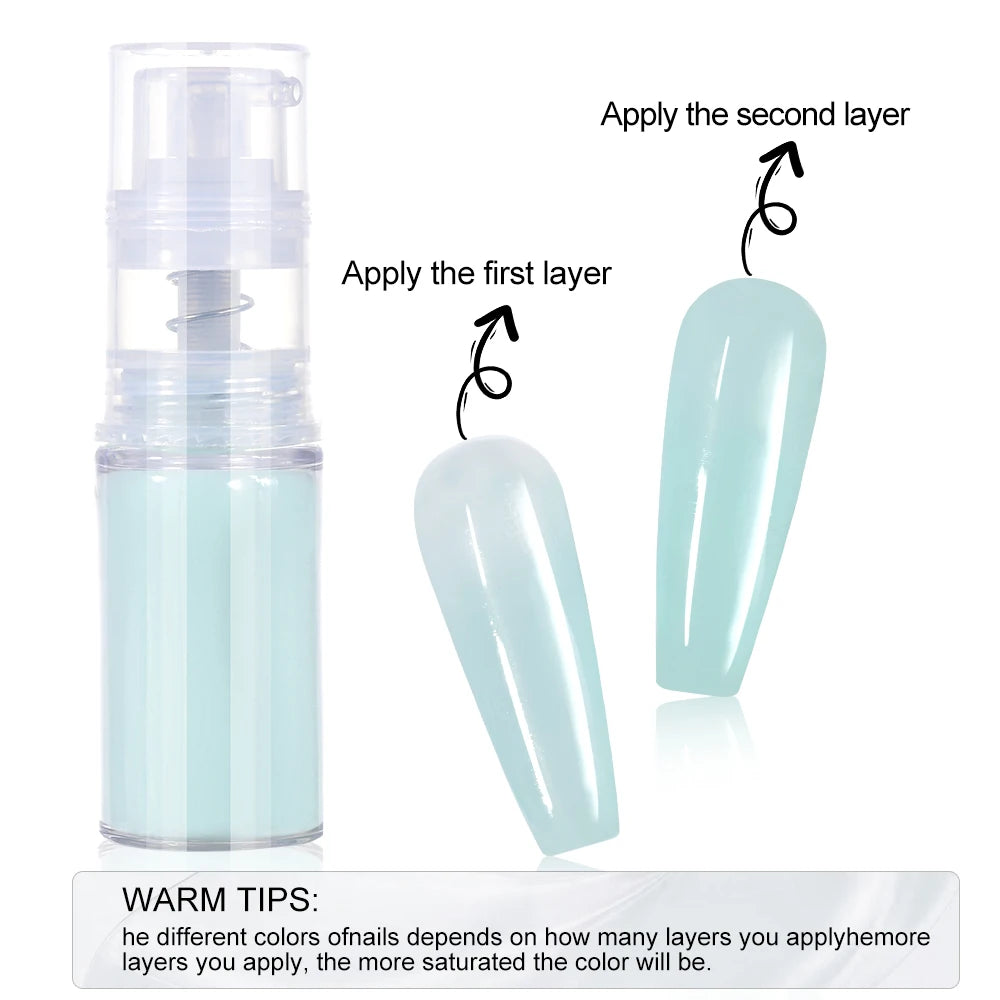 12styles Nail Art Spray Powder Color Gradient Ombre Spray For Nail Create A Few Seconds To Achieve A Gradient Effect Pigment|