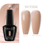 NAILCO Hema Tpo Free 15ml Gel Nail Polish Soak Off UV LED Semi Permanent Base Top Coat Gel for Nail Art Varnish Nail Supplies