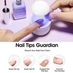 GELLEN 4-in-1 Nail Glue & Prep Dehydrator Kit – Soak-Off UV LED Cure