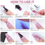 LIMEGIRL Camouflage UV Builder Poly Gel – Soak-Off Nail Extension Gel, 24 Colors, 30ml