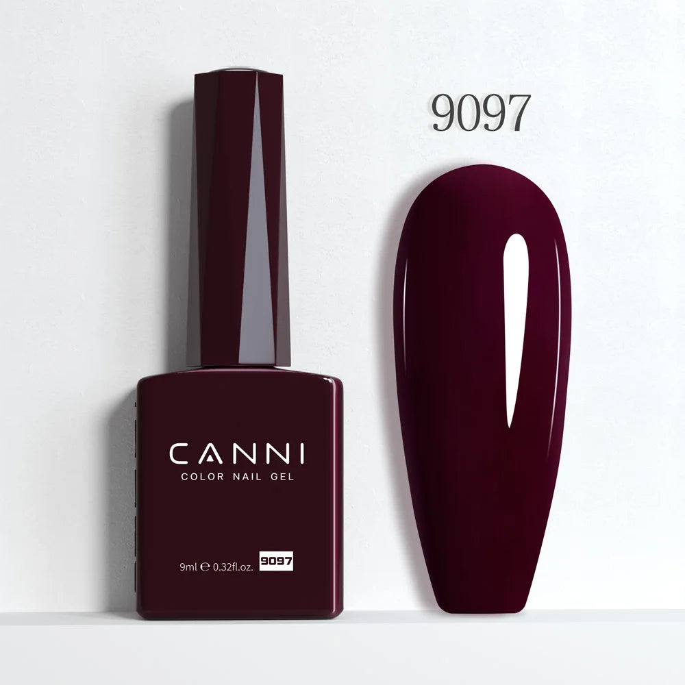 CANNI 9ml Gel Nail Polish 144Colors HEMA/TPO FREE Gorgeous Color Full Coverage Soak Off UV LED Semi Permanent Gel Varnish  Nails