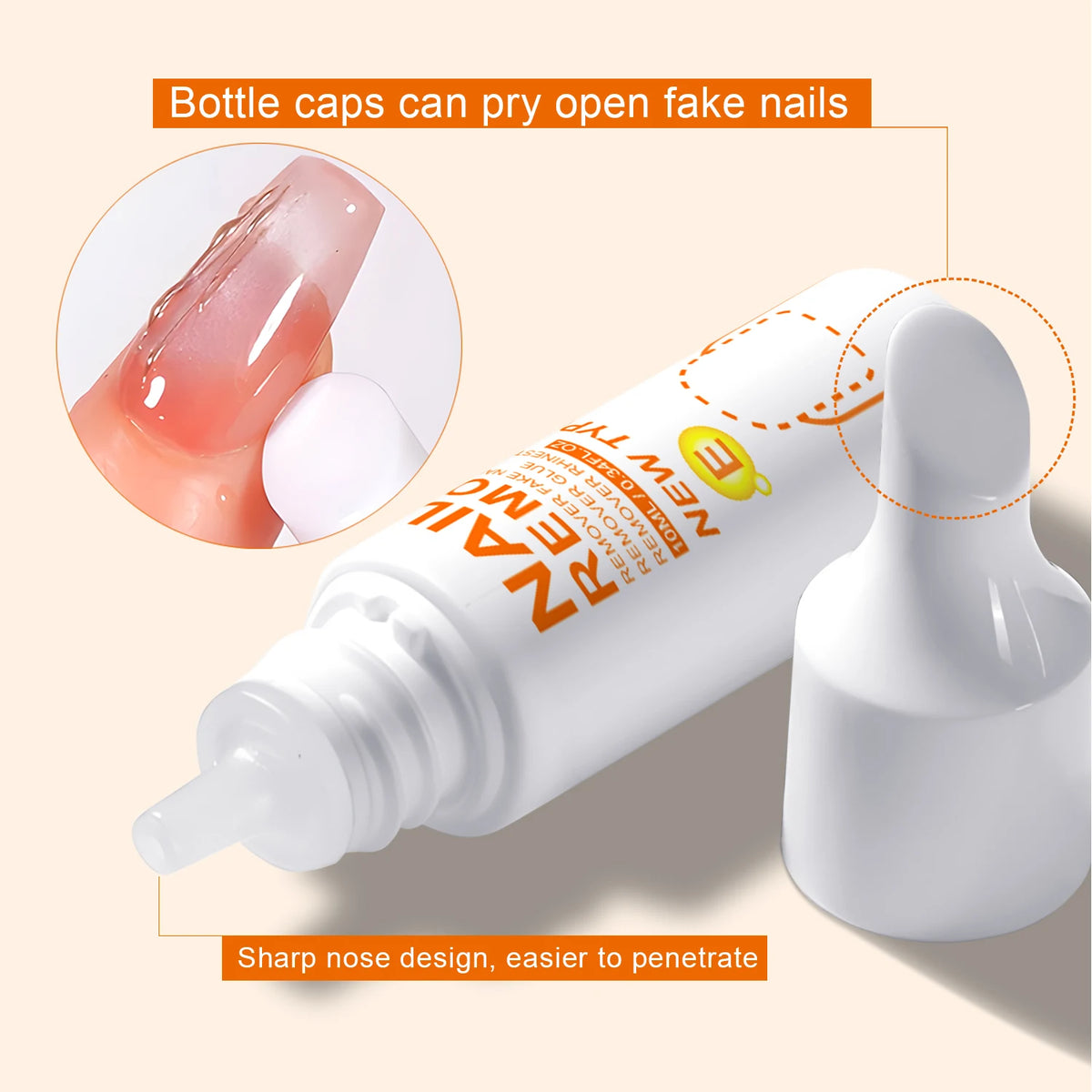 3-Pack Nail Glue Remover for Press-On & Acrylic Nails