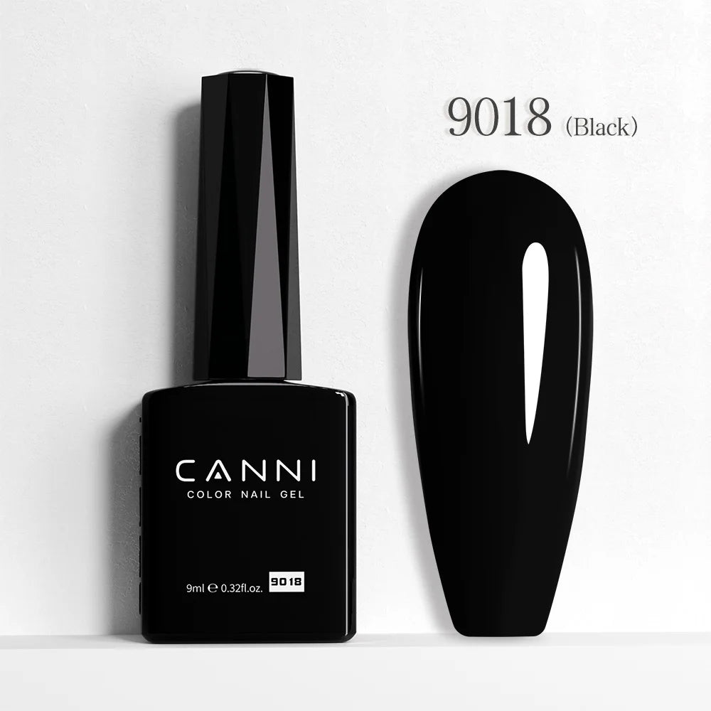 CANNI 9ml Gel Nail Polish 144Colors HEMA/TPO FREE Gorgeous Color Full Coverage Soak Off UV LED Semi Permanent Gel Varnish  Nails