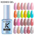 KODIES GEL Builder Nail Gel in a Bottle – Milky White & Nude Poly Hard Gel, 49 Colors
