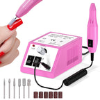 LINMANDA Professional Electric Nail Drill Kit – 15000RPM with Drill Bits & Sanding Bands