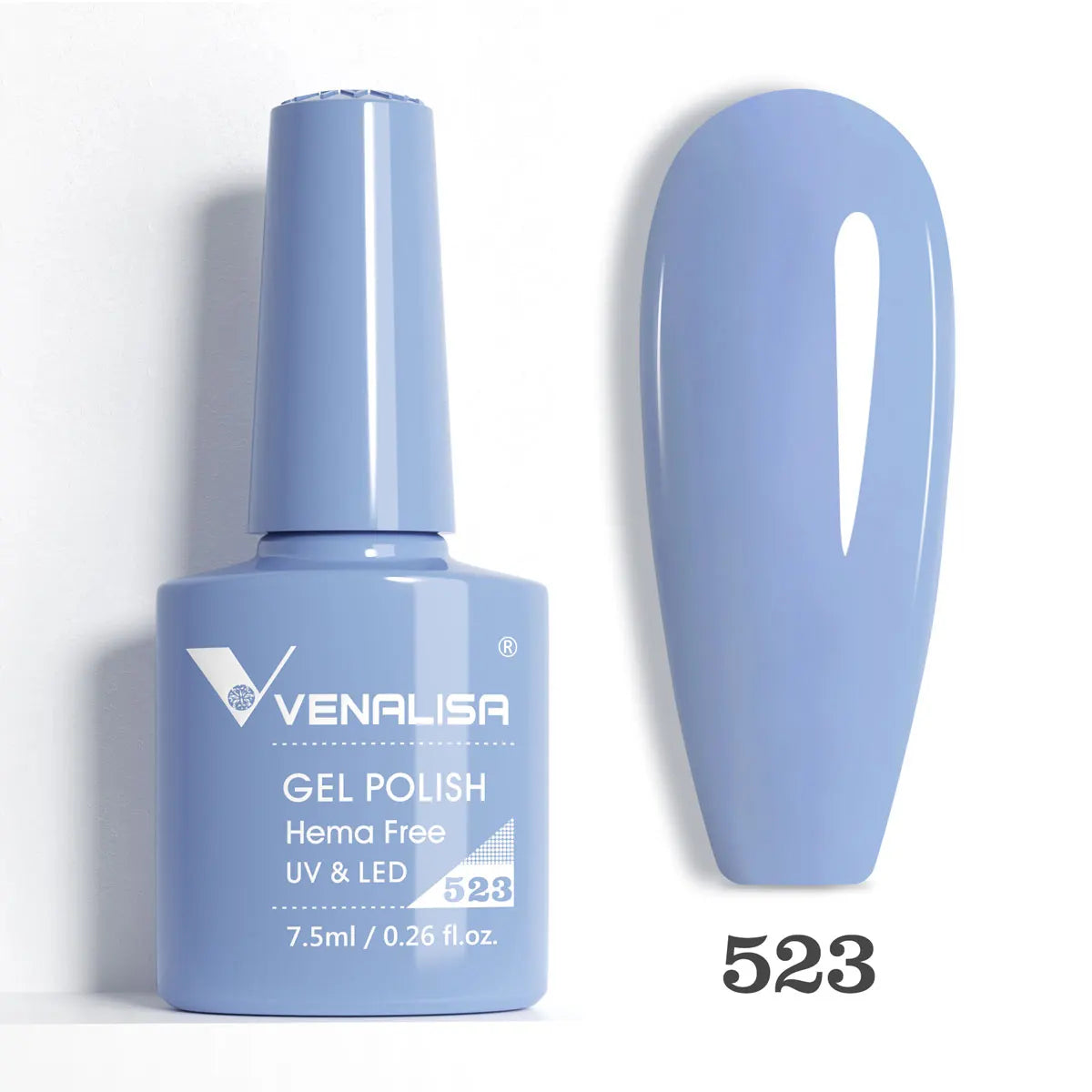 VENALISA 7.5ml Nail Gel Polish VIP5 HEMA Free Semi Permanent Soak off UV LED Nail Gel Varnish Full Coverage Nail Gel Lacquer