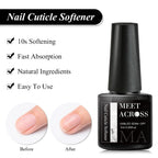 MEET ACROSS Cuticle Softener & Exfoliator – 7ml Cuticle Remover