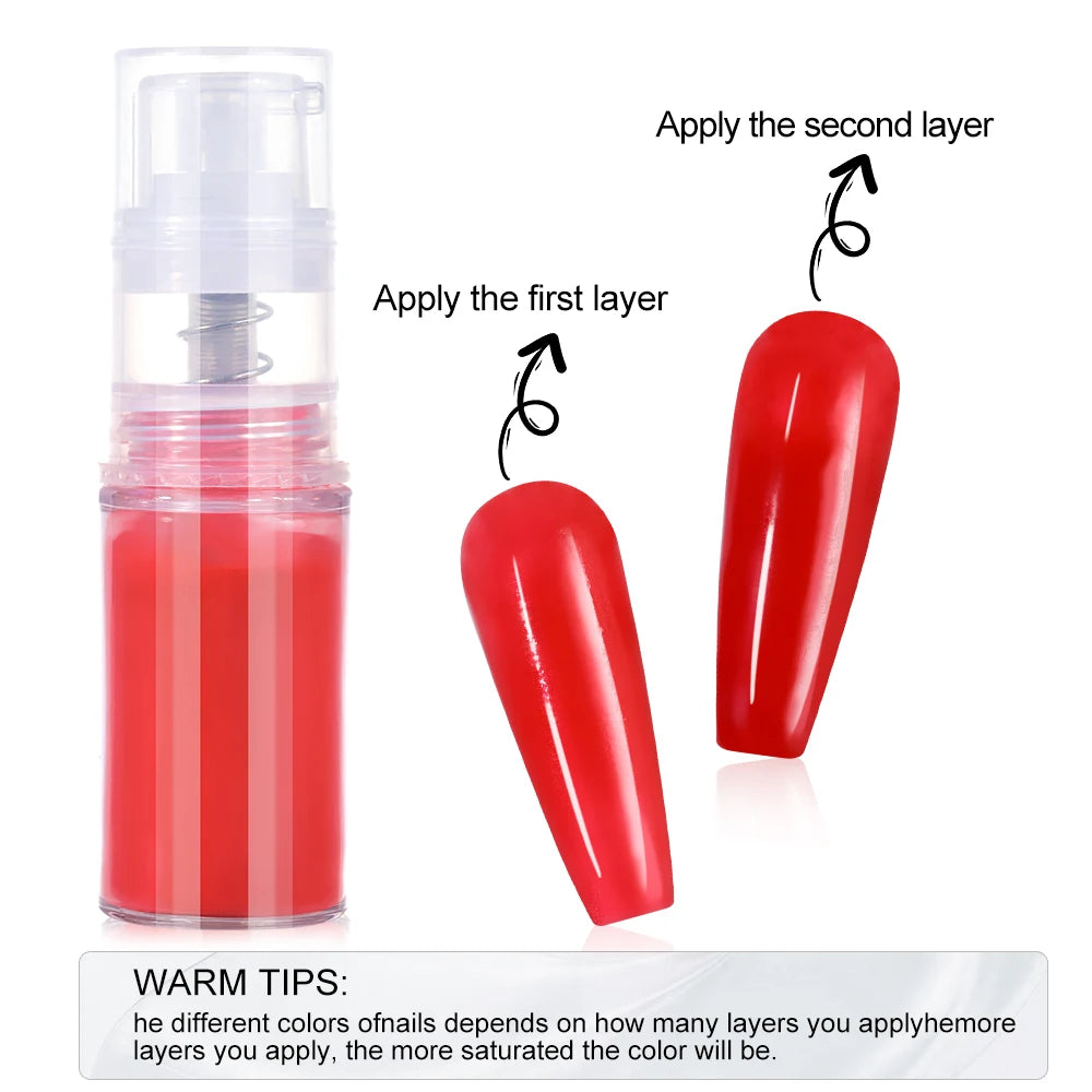 12styles Nail Art Spray Powder Color Gradient Ombre Spray For Nail Create A Few Seconds To Achieve A Gradient Effect Pigment|