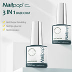 Nailpop Function Gel – Base Coat, Primer, Dehydrator & Top Coat Set