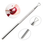 Stainless Steel Triangle Stick Rod Pusher – Cuticle Peeler & Gel Polish Remover