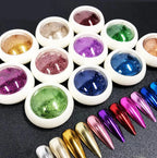 Chrome Mirror Nail Glitter Powder – Sparkly Shimmer Metallic Pigment