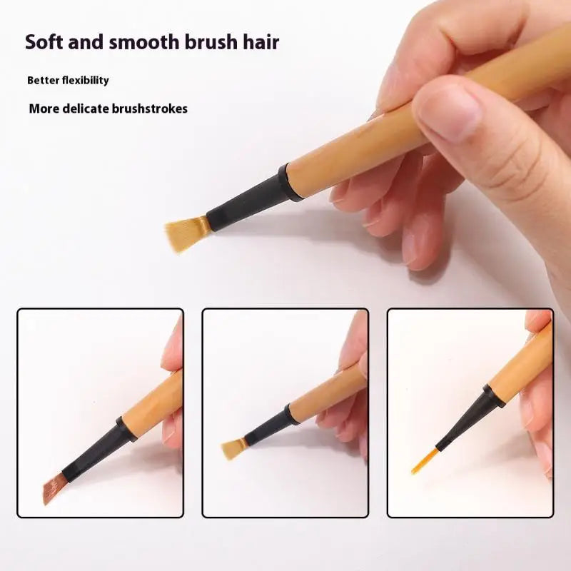 Interchangeable Nail Polish Brush Pen – 12 Replaceable Brush Heads