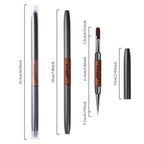 RSNAIL Dual-Ended Nail Builder Brush – Silicone Carving Pen for UV Gel Nail Design
