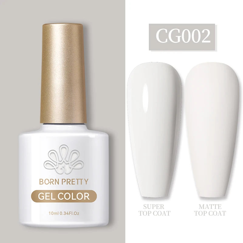BORN PRETTY Base Gel & Super Top Coat Kit – Ultra Glossy, Tempered, Long Wear