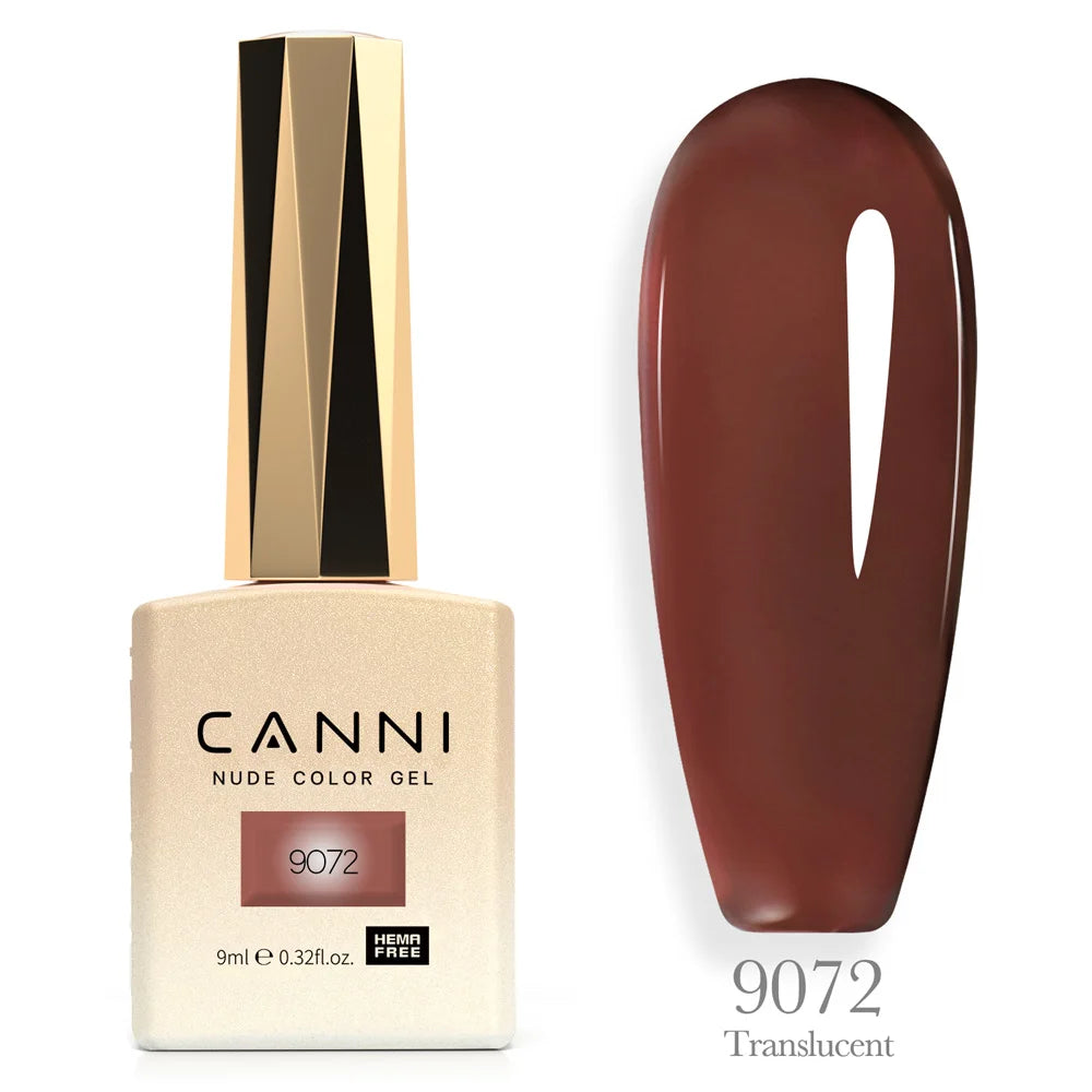 9ml CANNI Venalisa Hema Free Semi Permanent Nail Gel Polish Full Coverage Color Gel Varnish Long Lasting Diamond Tempered Top