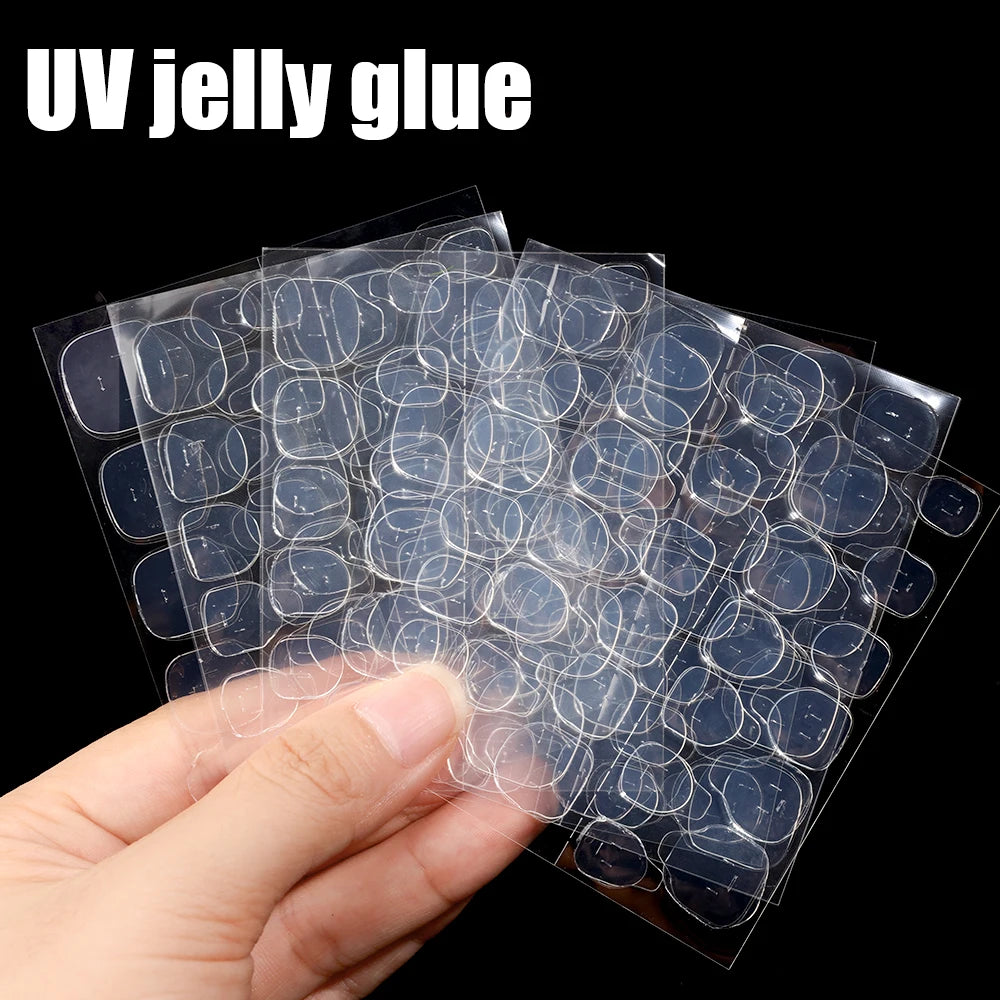 UV Jelly Nail Tape – Extra-Strong Double-Sided Adhesive for Acrylic Tips