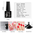 MTSSII Base Gel Nail Polish – Bright Color Soak-Off UV/LED Gel
