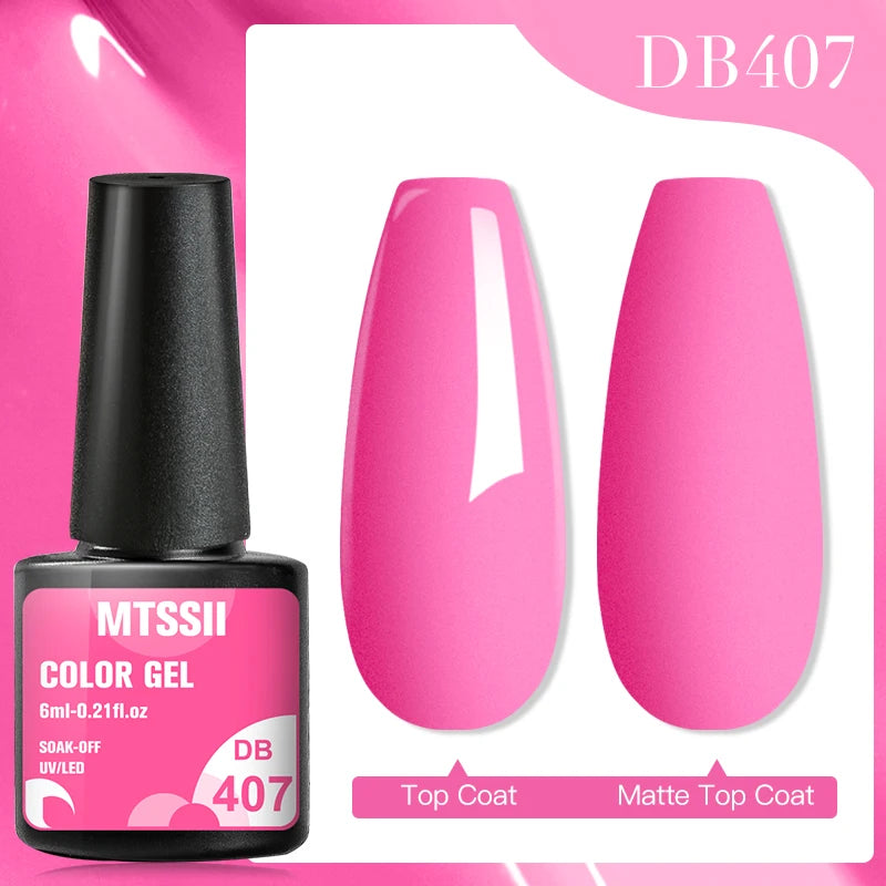 Mtssii Glitter Sequins Gel Nail Polish – Sparkling Soak-Off UV/LED Gel