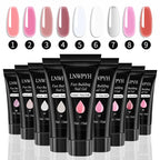 LNWPYH Poly Extension Nail Gel Set – Professional Building Gel Kit, 4/9 Colors