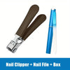 Brown Nail File Box