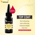 VENALISA TPO-Free Primer, Base Coat & No-Wipe Matt Topcoat Gel System