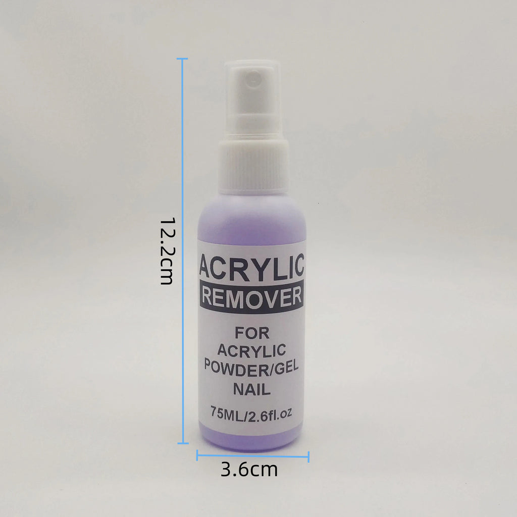75ml Acrylic & Gel Polish Remover – Fast-Acting Soak-Off Liquid