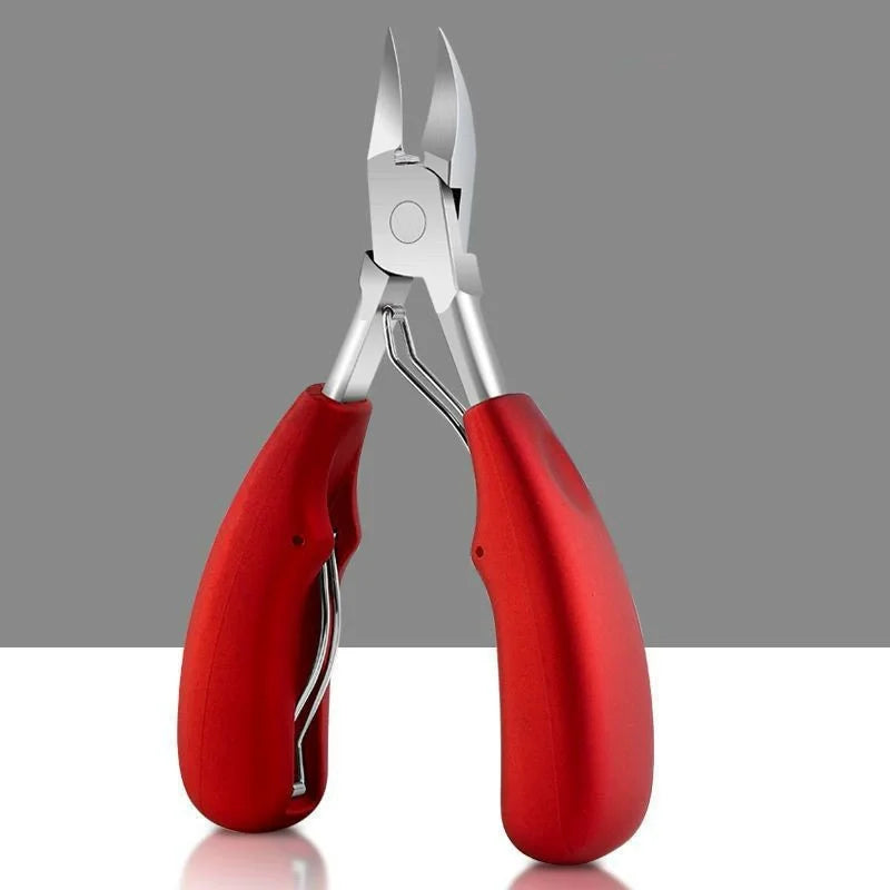 Professional Curved-Blade Toenail Clipper – Ingrown & Thick Nail Cutter