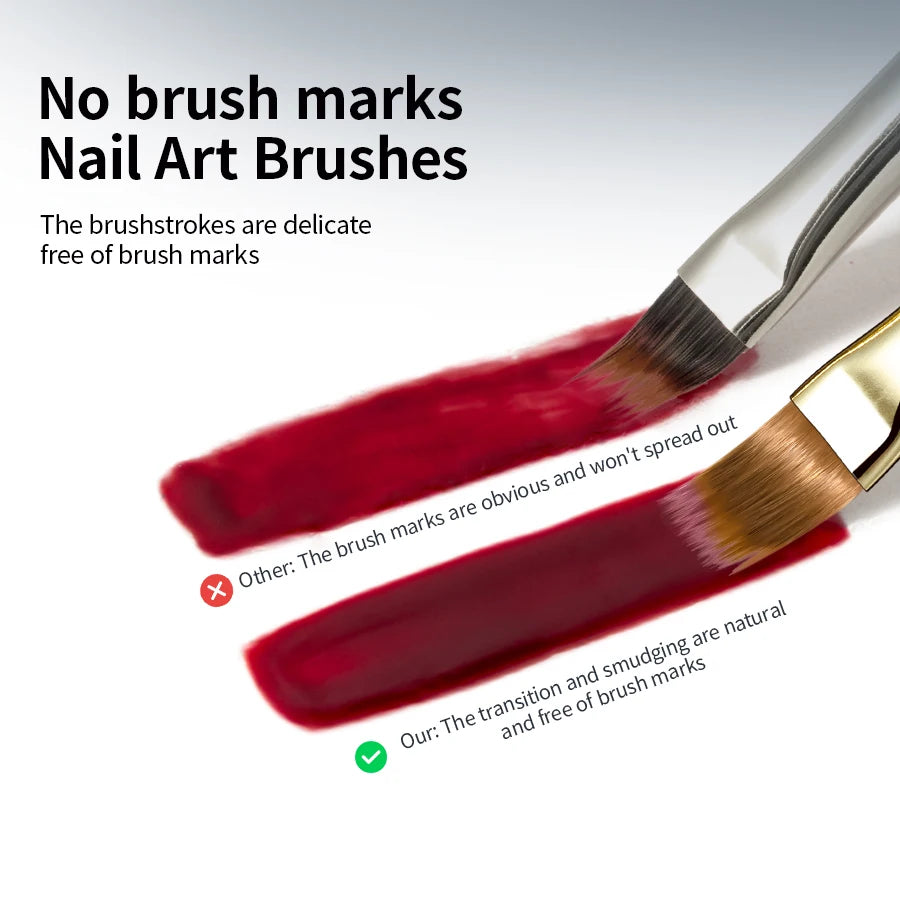 RSNAIL Elasticity Sweep Brush – DIY Gradient Nail Art Painting Pen
