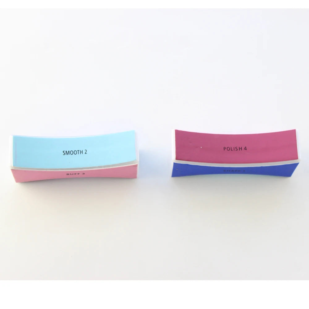 4Pcs/Set 4 in 1 Steps 4 Sides Nail Buffer And Files Block Women Girls Nail Art Tool Manicure Nail Buffer Block