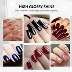 CHUNSHU Titanium Hardener Top Coat – No-Wipe Reinforcing Gel, Super Shiny
