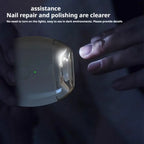 Electric Nail Trimmer with LED Light – Rechargeable Manicure Tool for All Ages