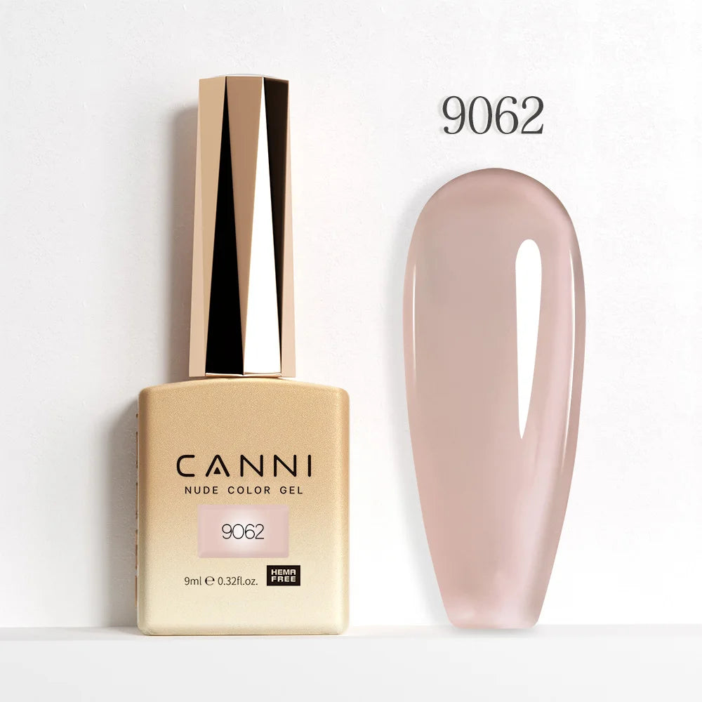 CANNI 9ml Gel Nail Polish 144Colors HEMA/TPO FREE Gorgeous Color Full Coverage Soak Off UV LED Semi Permanent Gel Varnish  Nails