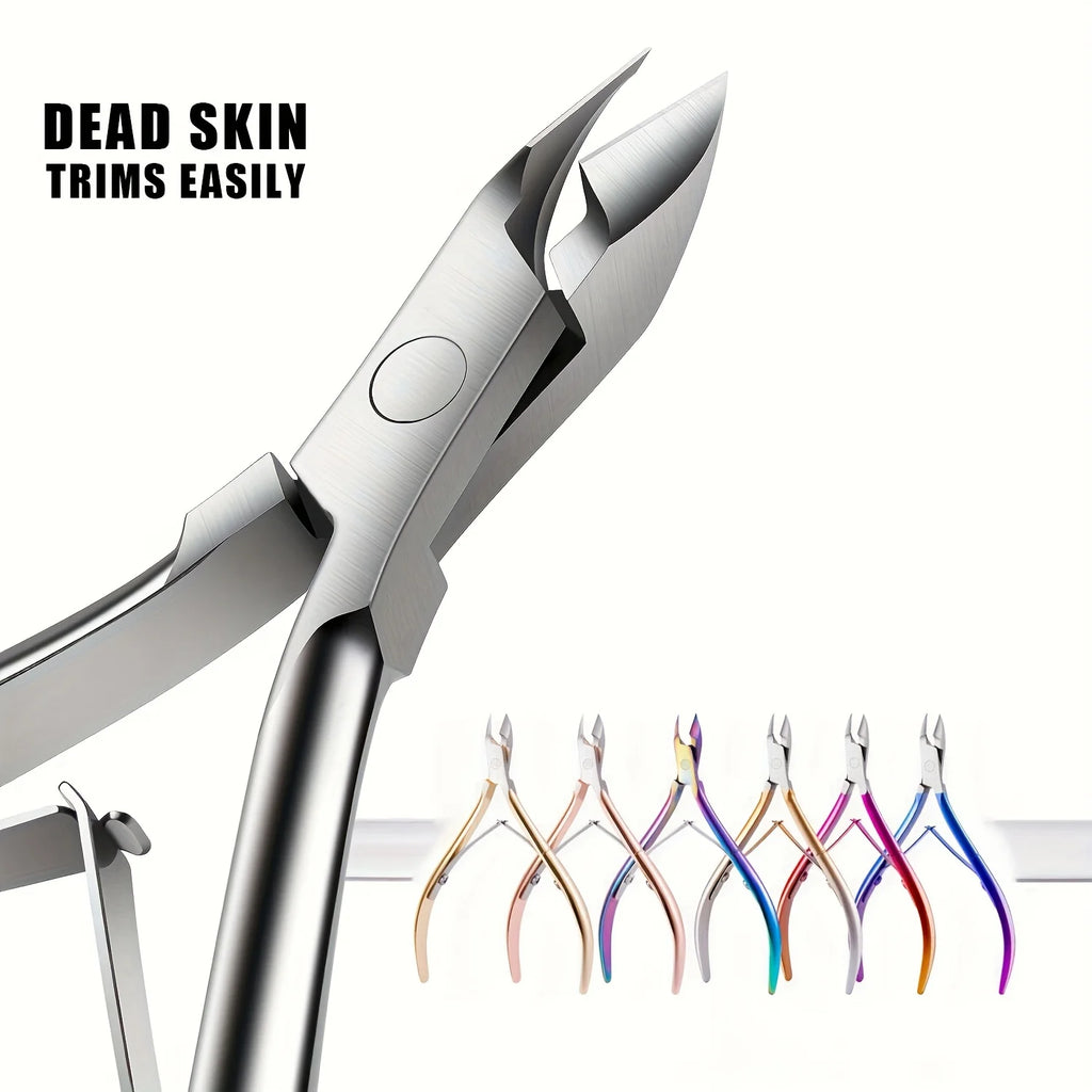 Premium Stainless Steel Cuticle Nipper – Manicure & Pedicure Trimmer