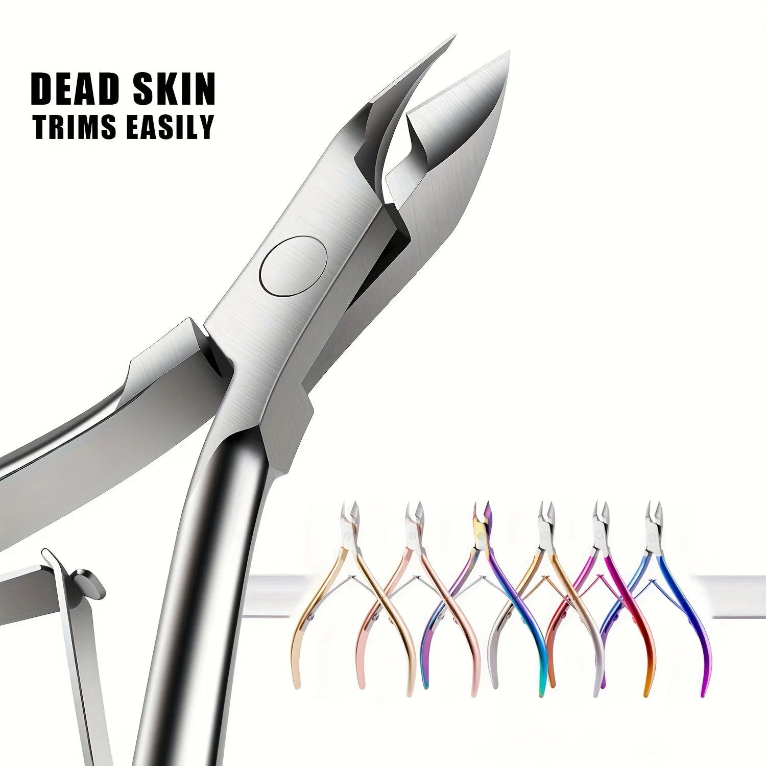 Premium Stainless Steel Cuticle Nipper – Manicure & Pedicure Trimmer