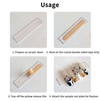 Shmacax Transparent Double-Sided Nail Adhesive Tape – Display Stand & Practice Tool