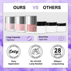 Multi-Color Dip Powder – Sparkling Air-Dry Nail Glitter for French Manicures