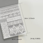 3D Lace Nail Stamping Plate – Silicone Hollow Rose Mesh Printing Mold