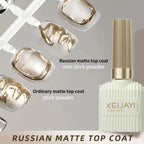 XEIJAYI Russian Matte Rubber Top Coat – Neon Art Seal Gel Polish