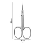 Ouriner Curved Tip Thin Blade Cuticle Scissors – Stainless Steel Trimmer